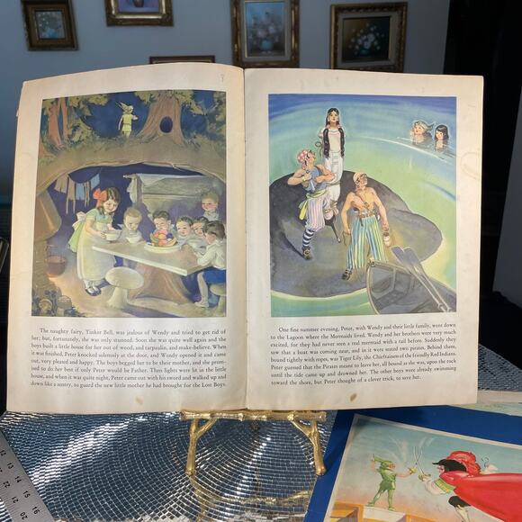 Vintage Soft Cover, The Peter Pan Story Picture Book 1934 - Picture 11 of 16